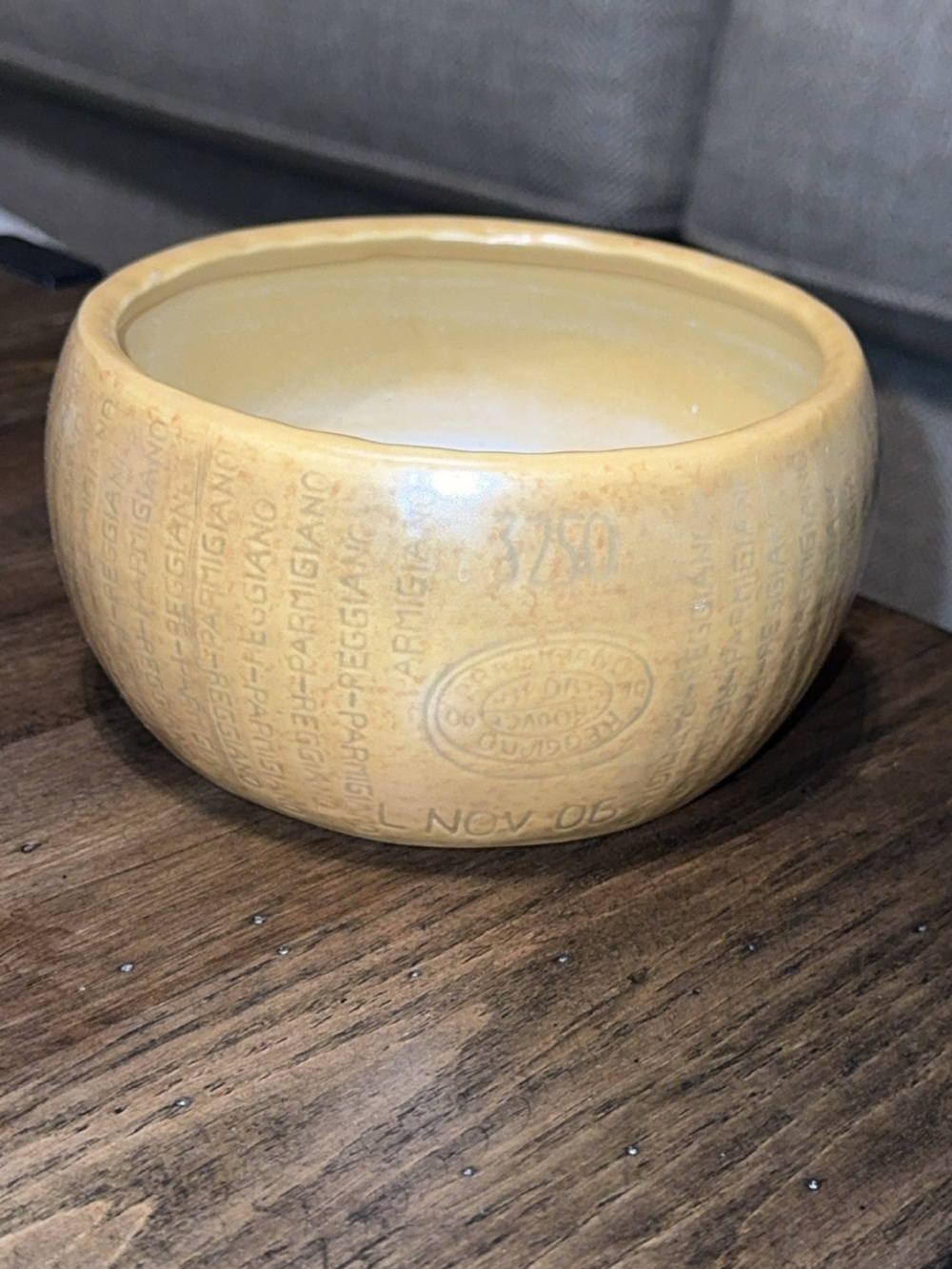 pottery barn microwave and dishwasher safe bowl in a yellow gold color - Picture 2 of 6